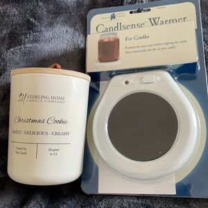 Christmas Cookie Natural Soy Wax Candle and Candle Warmer